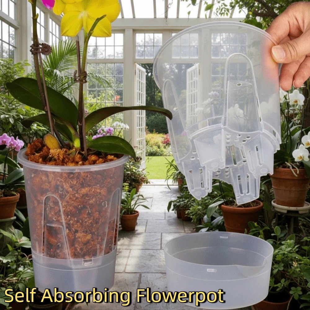 Aloe Vera Pot - Plastikowa doniczka samozasysająca wodę, pogrubiona doniczka