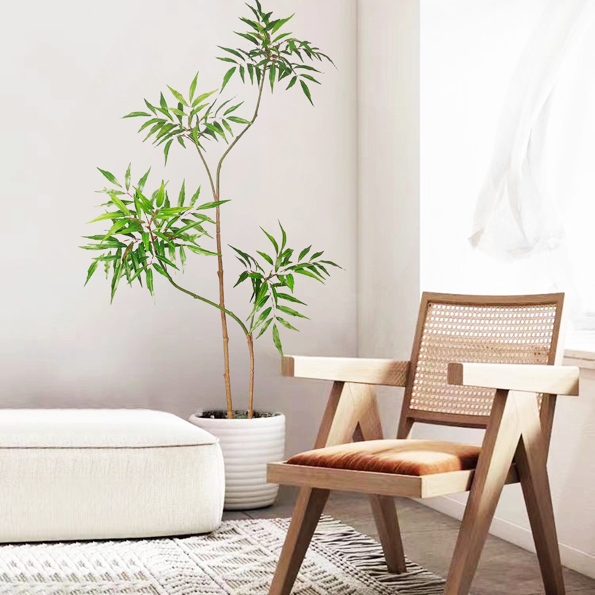 130-160CM sztuczne drzewo Bany – Ficus Lyrata Tree recenzja i cena