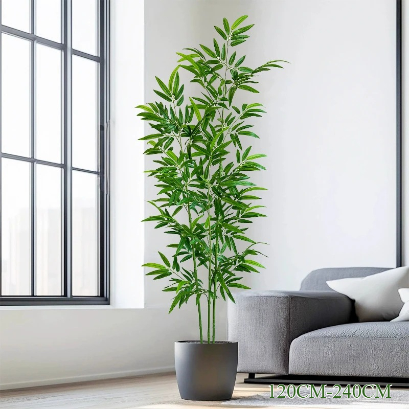 Sztuczny zielony bambus, niebl – Ficus Lyrata Tree recenzja i cena